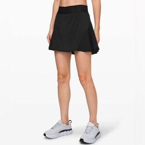 Lululemon Athletica Black Mini Skater Skirt